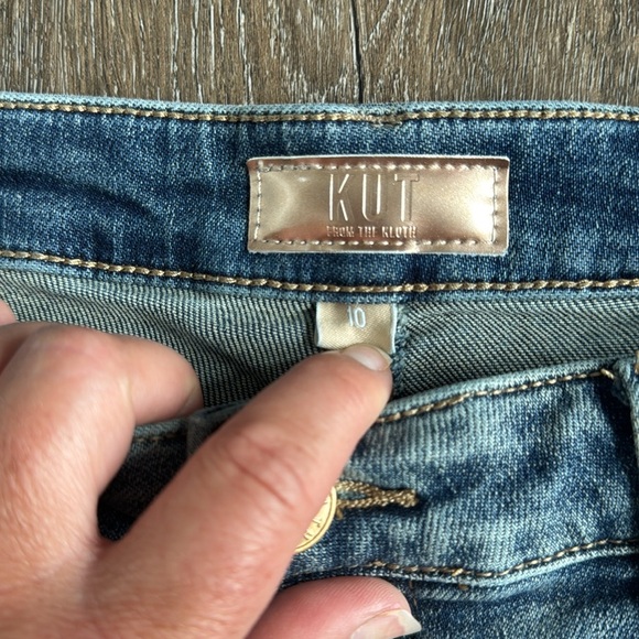 Kut from the Kloth Jeans.  Women’s size 10.  High Rise Reese Fab Ankle Straight. - Picture 4 of 7